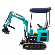 AGT Mini Excavator 1Ton Digger Tracked Crawler 13.5HP RATO Gas Engine EPA MH12RX