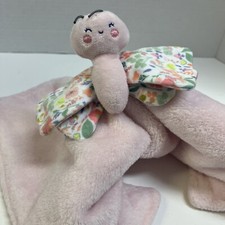 just one you by Carters Pink Butterfly Lovey Security Blanket Plush Stuffed