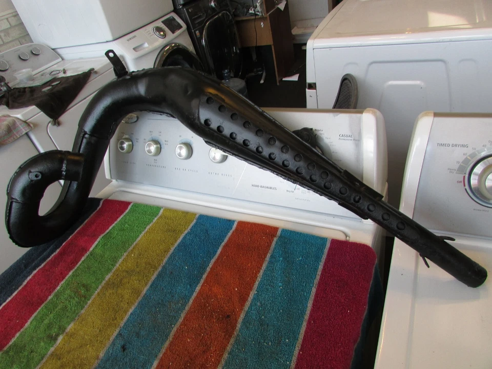 Husqvarna Husky 390 1979 automático enduro tubo de cámara de expansión de escape Foto 2 de 4