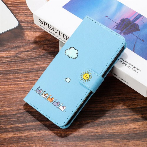 Leather Flip Cat Wallet Phone Case For Samsung S25 S24 S23 FE S22 S20 S21 Ultra - 第 39/55 張圖片