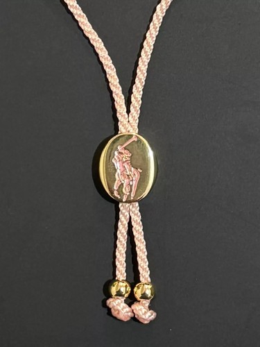 Ralph Lauren rosa Pony Bolo Armband Krebsbewusstsein Polo Jockey Liebe 2er-Pack - Bild 3 von 7
