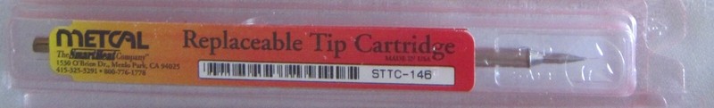 Metcal STTC-146 (Bevel/L) 60° x 1.0 mm, (∅ x L) 0.5 mm x 14.2 mm, 700 Series