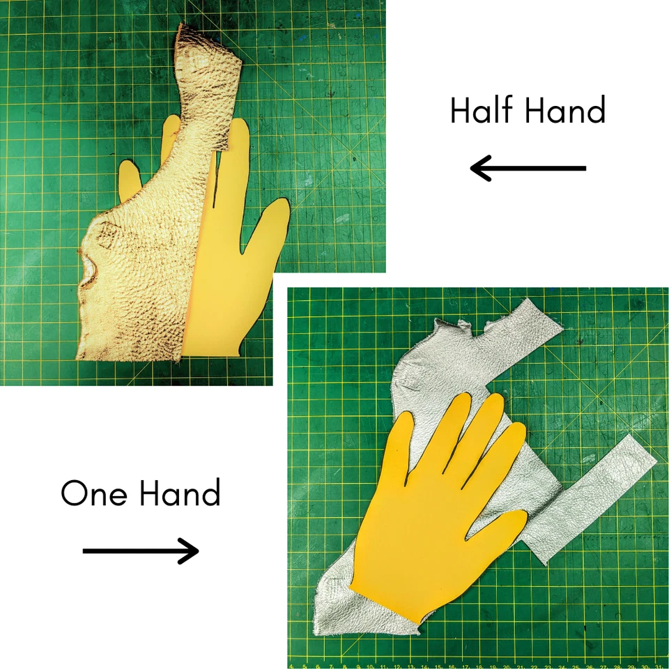 Pequeñas piezas de reciclaje de piel de ciervo chatarra de 1 libra de 3 oz a 5 oz de piel de ciervo Foto 4 de 4