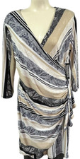 New York And Company Women's Dress Size L - Stretchy V-Neck NEW NWT MSRP $47