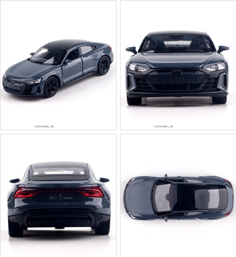 Audi RS E-Tron GT 1:38 Diecast Mini Car Metal Display Toy Pull