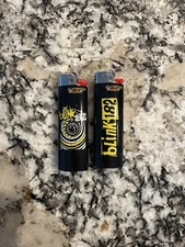 ROCK N ROLL MUSIC LEGENDS SET Of 2 BIC LIGHTER  BLINK 182 Travis Barker