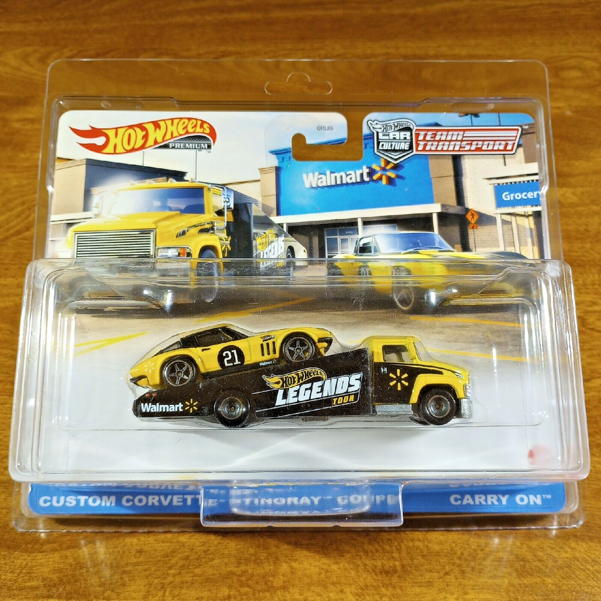 Hot Wheels Team Transport Walmart Legends Tour Custom Corvette