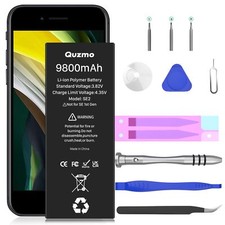 9800mAh Battery for iPhone SE 2020, Upgraded High Capacity Replacement Batter...