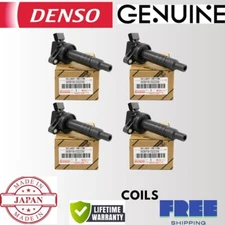OEM 4x DENSO Ignition Coils Fits Toyota Matrix (1.8L I4): 2003–2008 #90919-02262
