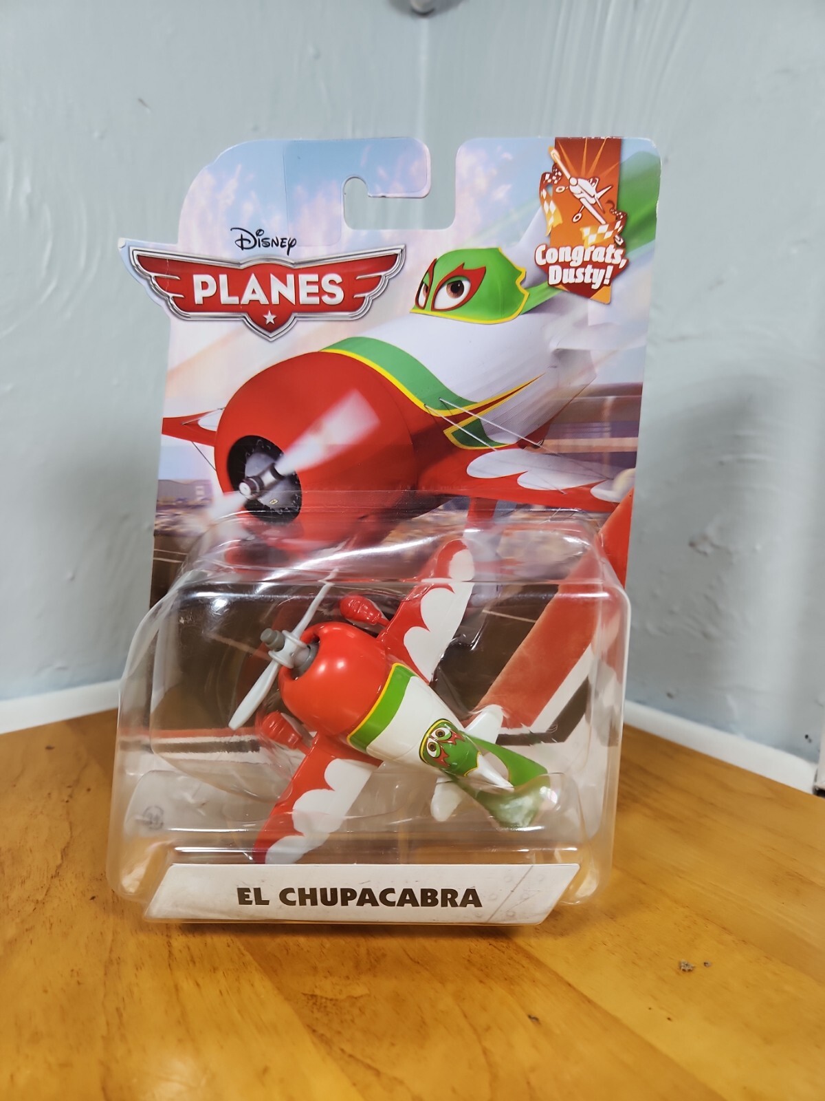 Disney Pixar Planes EL CHUPACABRA Diecast Metal Toy Plane with Cape 4"