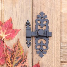 Schubriegel Türbeschlag als Antik - Verschluss für Gartentor oder Stall