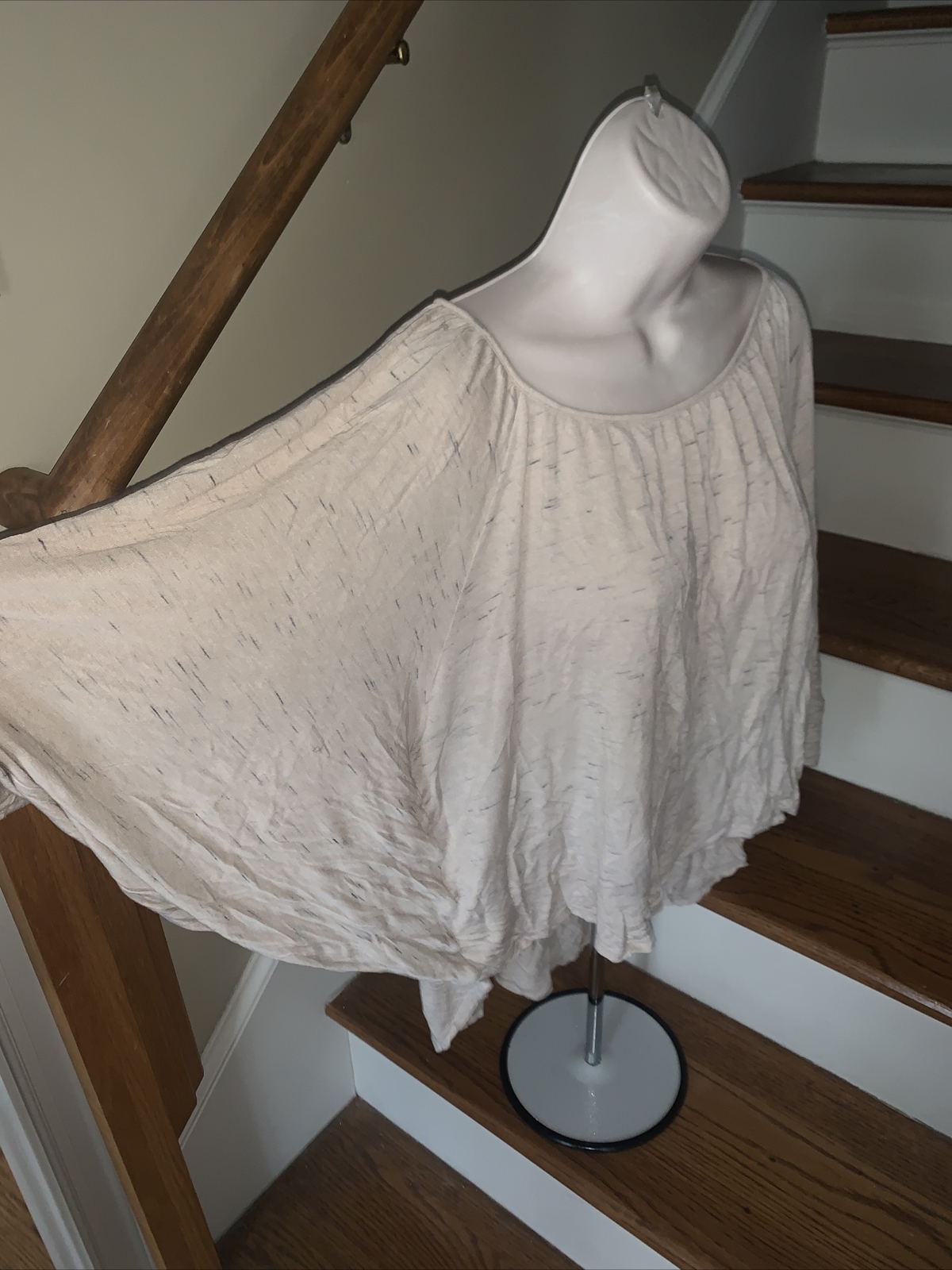 WILLI SMITH Extra Long Dolman Sleeve Batwing Oversized Top Blouse Sz  M ❤️tb132 image 5