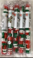 Target Bullseye Mini Hashtag Building Blocks NEW 72ct Lot Of 5 Red,green,white