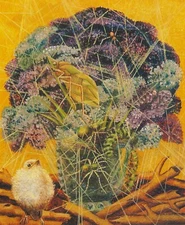 Frida Kahlo - THE CHICK  -  CANVAS or PRINT WALL ART