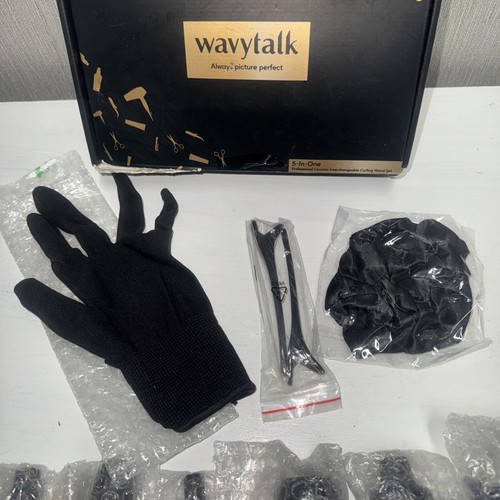 Wavytalk 5in1 Lockenstab Stab Set mit Lockenbürste Haarstylingwerkzeug Neu - Bild 2 von 9