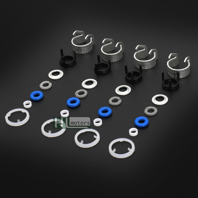 4x Bosch Fuel Injectors Seals Repair Kit for Golf Passat Tiguan Audi A4