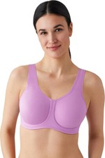 Wacoal Women's Full Support Underwire Sport Bra, Phalaenopsis, 36H