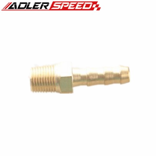 US SHIP Straight 6mm Male Brass Hose Barbs To 1/8" Inch NPT Pipe Male Thread - Picture 4 of 8