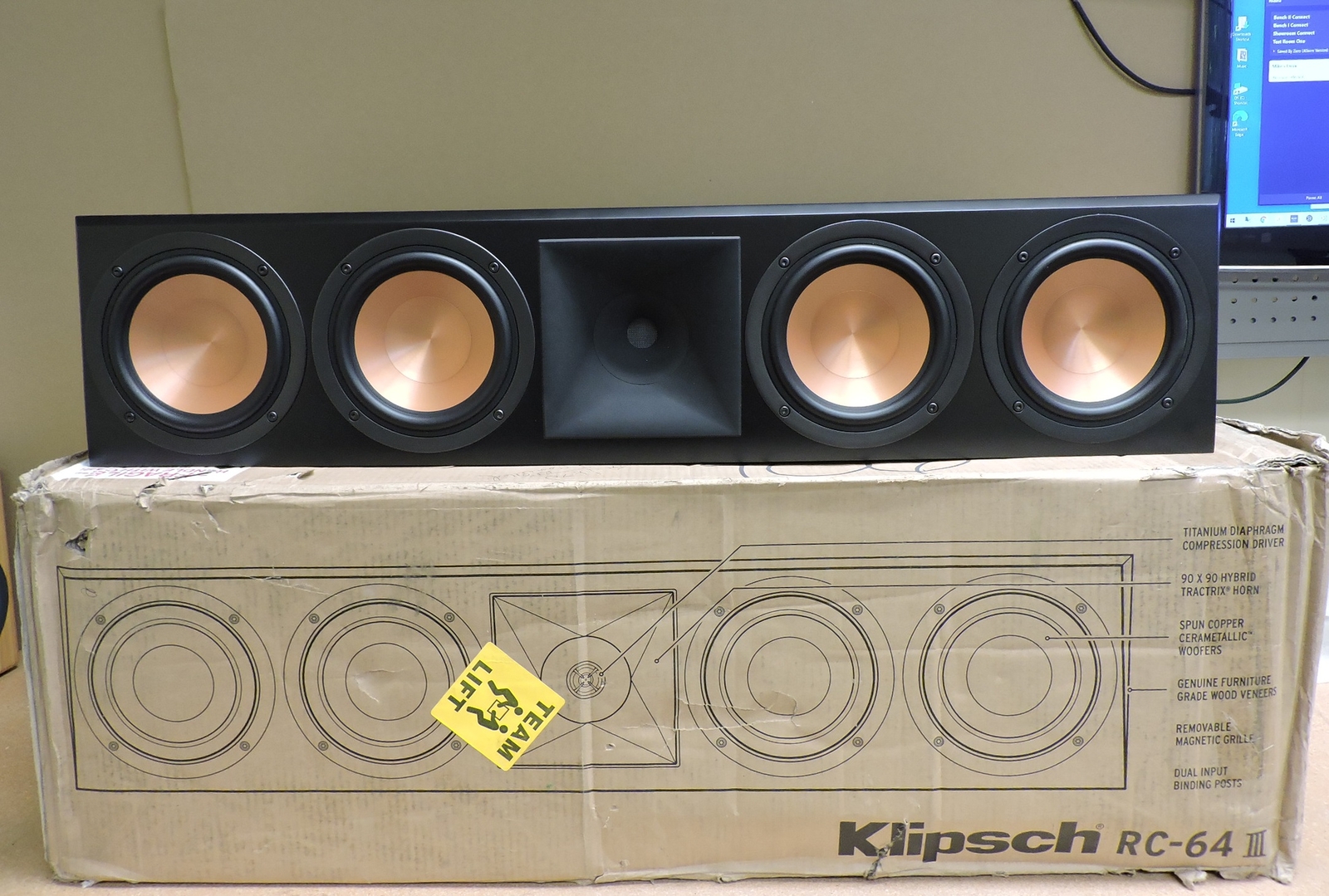 klipsch rc 64 iii test