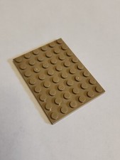 LEGO Parts ● Dark Tan Plate 6 x 8 ● # 3036 ● QTY 1