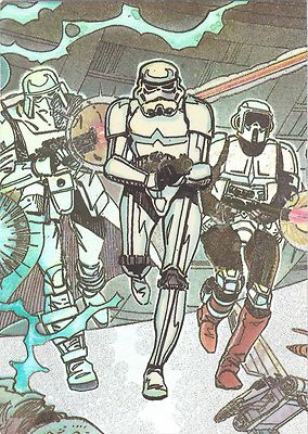 TCS 917  1993 Star Wars Galaxy 2 Etched Foil #8