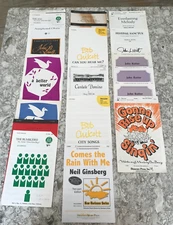Lot of 21 Sacred/Secular Concert Choral Octavos for Two Part Choir