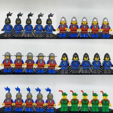 LEGO Castle Knight Lion Falcon Minifigure Lot 100 Genuine LEGO - YOU PICK