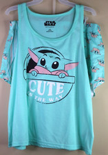 Star Wars Tank Pajama Short Set The Child Women's Size L 12-14 