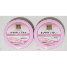 SET OF 2 SPA Luxury Nourishing Beauty Cream Extras Rich 2.53oz