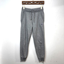 Champion Gray Joggers Sweatpants Active Pants Pull On Drawstring Casual Athletic