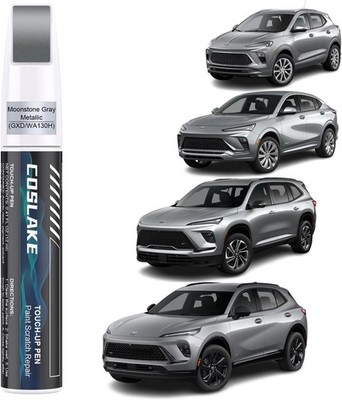 Car Touch Up Paint (Moonstone Gray Metallic) for Car Paint Scratch Repair Kit, Q