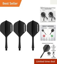 Unbreakable Integrated Dart Flights with Stems - Perfect for Every Player