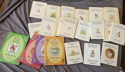 Die Original Peter Rabbit Bücher von Beatrix Potter 21 Exemplare