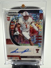 2020 Panini Prizm Draft Picks - Rookie Jordyn Brooks #173 White Sparkle Auto