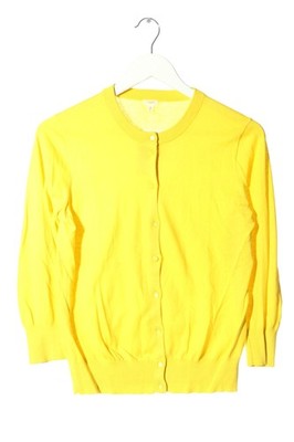 J.CREW Cardigan Damen Jacke Gr. DE 38 blassgelb Casual-Look