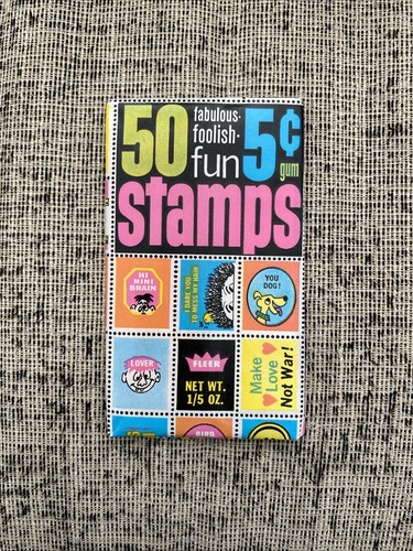 1969 Fleer 50 Fabulous Foolish Fun Stamps Unopened Wax Pack | eBay