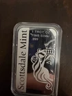 Scottsdale Mint 1 oz .999 Fine Silver Bar 1 Troy oz Silver Bullion Bar