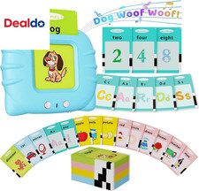Toddler Toys Talking Flash Cards for 1 2 3 4 5 6 Year Old Boys and Girls, Autism