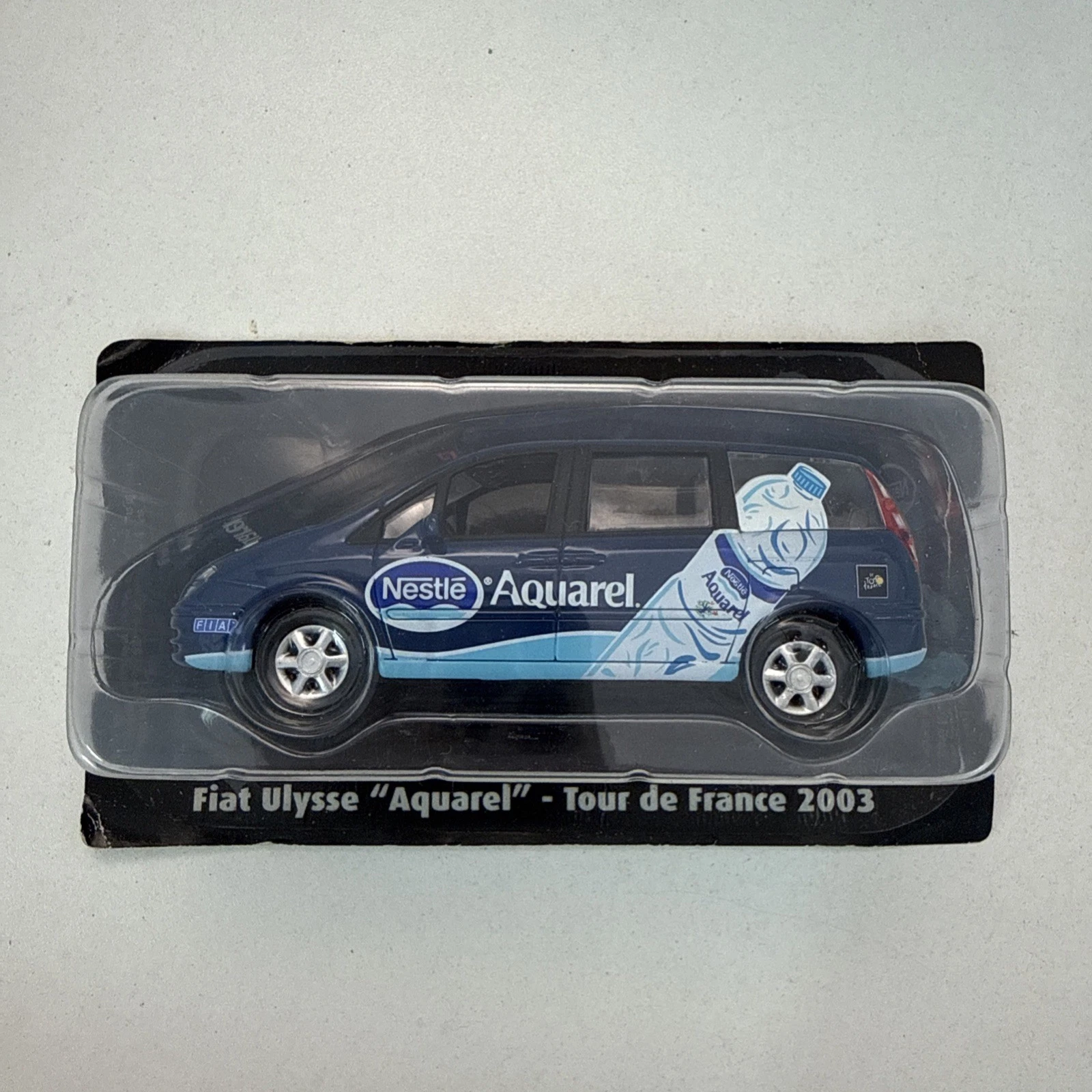 Voiture Miniature Fiat Ulysse « Aquarel » Tour De France 2003 Échelle  1/43