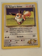 Lt. Surge's Eevee 51/132 Gym Challenge Regular LP on eBay