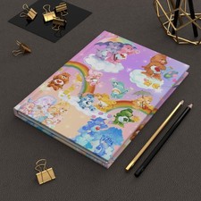 Care Bears Hardcover Journal Matte, Gift Idea, Notebook, Diary, Sketchbook,
