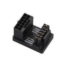 Black ATX3.0 12VHPWR 12 4 16Pin 600W Power Supply Adapter 180  Turn Connector 