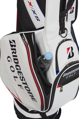BRIDGESTONE TOUR B キャディバッグ ホワイト BRIDGESTONE Tour Replica Stand Golf Bag CB2602 White 4kg 9.5inch