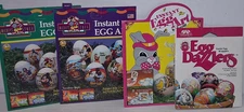 VINTAGE Disney Easter Instant Egg Art Sun Hill & Dudley's Egg Dazzlers LOT
