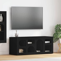 Tv-Schr?Nk Elst 100 X 35 X 40 Cm Schwarz Holzwerkstoff