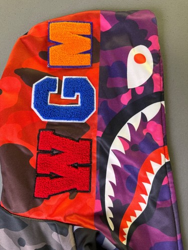 Shark Hoodie Camo Multicolor Full Zip Size S - Picture 9 of 9