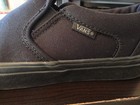 Youth VANS Asher Black slip on shoes size 7 boys — photo 7