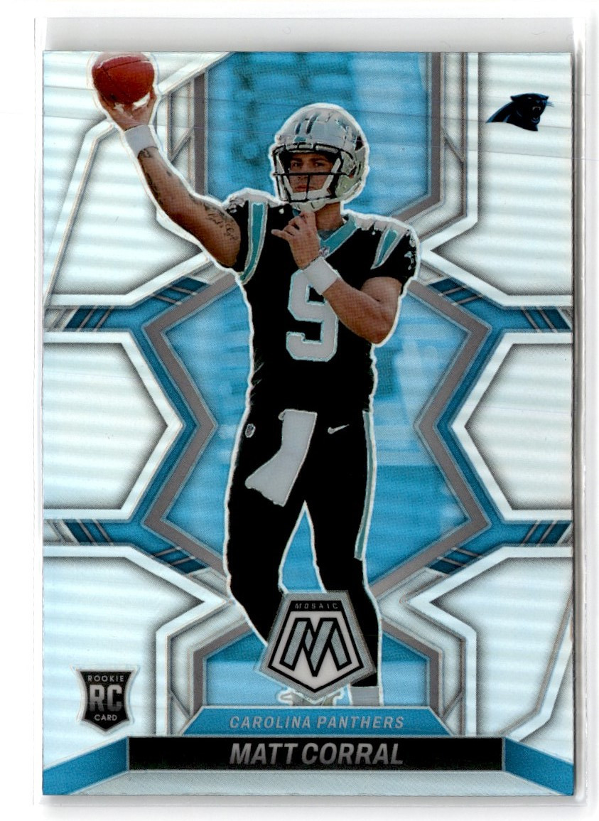 2022 Panini Mosaic Rookie Variations Silver Matt Corral #304 Rookie Carolina