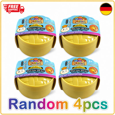 4x Dumpling Squishy Glitter Blind Box Bao Bun Stress Relief Sensory Toy DE 