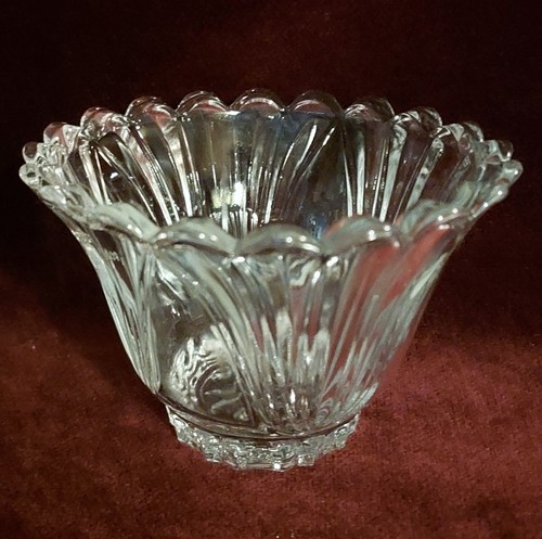 Vintage KIG Indonesia Glass Desert Dish